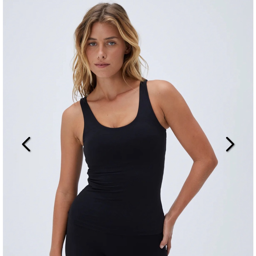 NWT ADANOLA Ultimate Longline Tank Top - Black Size M
